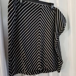 Lane Bryant Striped Skirt